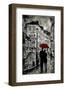Rainy Promenade-Loui Jover-Framed Giclee Print