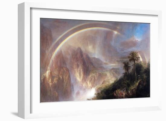 Rainy Season in the Tropics-Frederic Edwin Church-Framed Art Print