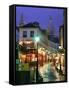 Rainy Street and Dome of the Sacre Coeur, Montmartre, Paris, France, Europe-Gavin Hellier-Framed Stretched Canvas