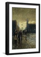 Rainy Streets, New York-Guaccimanni Alessandro-Framed Premium Giclee Print