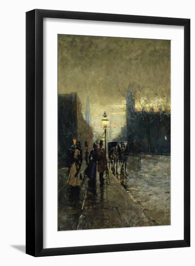 Rainy Streets, New York-Guaccimanni Alessandro-Framed Premium Giclee Print