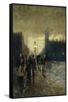 Rainy Streets, New York-Guaccimanni Alessandro-Framed Stretched Canvas