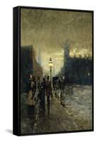 Rainy Streets, New York-Guaccimanni Alessandro-Framed Stretched Canvas