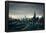 Rainy View of Manhattan from Long Island Expressway-null-Framed Poster