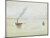Rainy Weather on the Elbe, 1902-Max Liebermann-Mounted Giclee Print