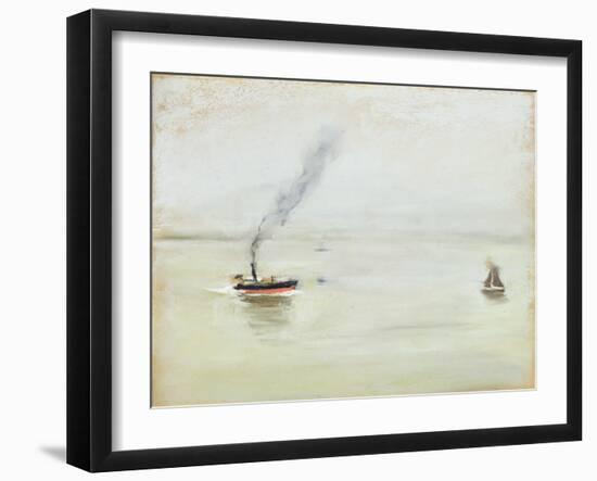 Rainy Weather on the Elbe, 1902-Max Liebermann-Framed Giclee Print