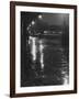 Rainy Wet Sidewalk at Night, London-Emil Otto Hoppé-Framed Photographic Print