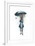 Rainy-Lora Zombie-Framed Art Print