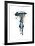 Rainy-Lora Zombie-Framed Art Print