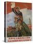 Raise Mao's Flag High to Achieve Modern Defense, Chinese Cultural Revolution-null-Stretched Canvas