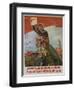 Raise Mao's Flag High to Achieve Modern Defense, Chinese Cultural Revolution-null-Framed Giclee Print