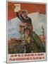Raise Mao's Flag High to Achieve Modern Defense, Chinese Cultural Revolution-null-Mounted Giclee Print
