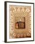 Raised Mud Reliefs Inlaid with Mirror on the Walls in Modern Home-John Henry Claude Wilson-Framed Photographic Print