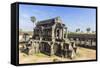 Raised Terrace at Angkor Wat-Michael Nolan-Framed Stretched Canvas