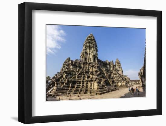 Raised Terrace at Angkor Wat-Michael Nolan-Framed Photographic Print