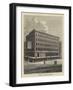 Raising a House in Chicago-null-Framed Giclee Print