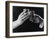 Raising Glasses-null-Framed Photographic Print