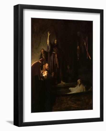 Raising of Lazarus, 1630-null-Framed Giclee Print