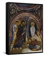 Raising of Lazarus, Byzantine Fresco-null-Framed Stretched Canvas