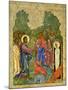 Raising of Lazarus, Russian Icon, Cathedral of St. Sophia, Novgorod School, 14th Century-null-Mounted Giclee Print
