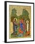 Raising of Lazarus, Russian Icon, Cathedral of St. Sophia, Novgorod School, 14th Century-null-Framed Giclee Print