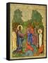 Raising of Lazarus, Russian Icon, Cathedral of St. Sophia, Novgorod School, 14th Century-null-Framed Stretched Canvas