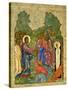 Raising of Lazarus, Russian Icon, Cathedral of St. Sophia, Novgorod School, 14th Century-null-Stretched Canvas