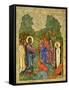 Raising of Lazarus, Russian Icon, Cathedral of St. Sophia, Novgorod School, 14th Century-null-Framed Stretched Canvas