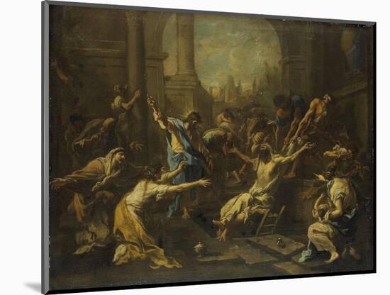 Raising of Lazarus-Alessandro Magnasco-Mounted Art Print