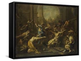 Raising of Lazarus-Alessandro Magnasco-Framed Stretched Canvas