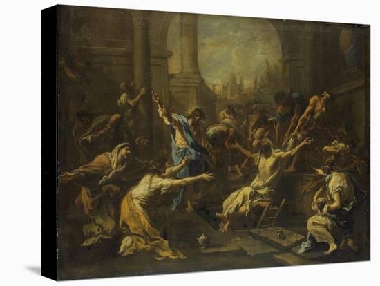 Raising of Lazarus-Alessandro Magnasco-Stretched Canvas