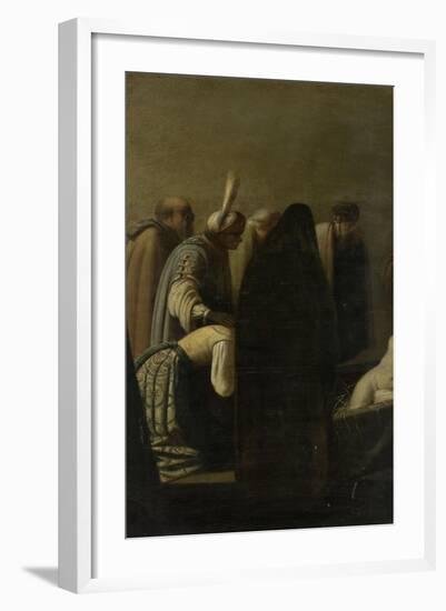 Raising of Lazarus-Rembrandt van Rijn-Framed Art Print