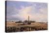 Raising of Obelisk of Luxor in Place de la Concorde on October 25, 1836-Francois Dubois-Stretched Canvas