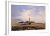 Raising of Obelisk of Luxor in Place de la Concorde on October 25, 1836-Francois Dubois-Framed Giclee Print