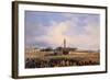 Raising of Obelisk of Luxor in Place de la Concorde on October 25, 1836-Francois Dubois-Framed Giclee Print