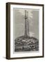 Raising the Anglesey Statue to the Top of the Column Erected to the Memory of the Late Marquis Near-Richard Principal Leitch-Framed Giclee Print