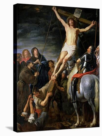 Raising the Cross, 1631-37-Gaspard de Crayer-Stretched Canvas