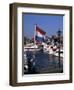 Raising the Dutch Flag by the Harbour, Volendam, Ijsselmeer, Holland-I Vanderharst-Framed Photographic Print