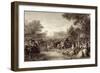 Raising the Liberty Pole, 1776, Engraved by John C. Mcrae, 1875-Frederic A. Chapman-Framed Giclee Print