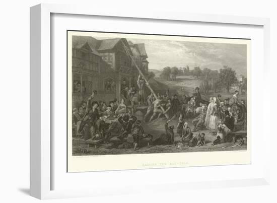 Raising the May-Pole-Frederick Goodall-Framed Giclee Print