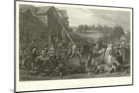 Raising the May-Pole-Frederick Goodall-Mounted Giclee Print