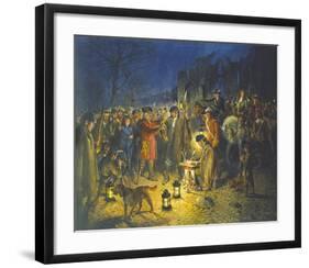 Raising the Regiment-Terence Cuneo-Framed Premium Giclee Print