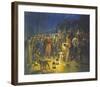 Raising the Regiment-Terence Cuneo-Framed Premium Giclee Print