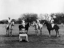 Polo Players in Andra Pradesh, South India-Raja Deen Dayal-Laminated Photographic Print