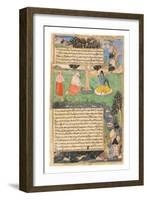 Raja Drupada Begs Shiva to Grant Him a Boon, 1616-null-Framed Giclee Print