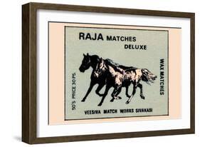 Raja Matches Deluxe-null-Framed Art Print