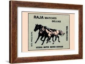 Raja Matches Deluxe-null-Framed Art Print