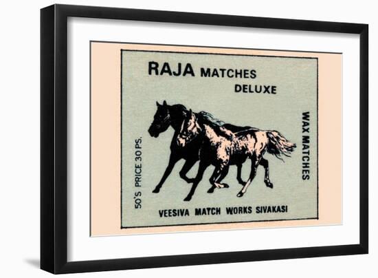 Raja Matches Deluxe-null-Framed Art Print