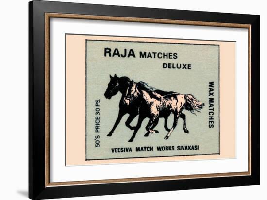 Raja Matches Deluxe-null-Framed Art Print