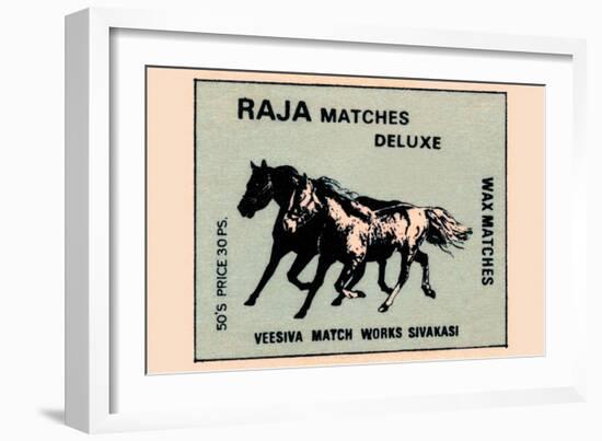 Raja Matches Deluxe-null-Framed Art Print